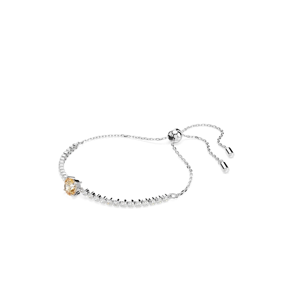 Swarovski Matrix Tennis Rhodium White and Yellow Mixed Cuts Bracelet