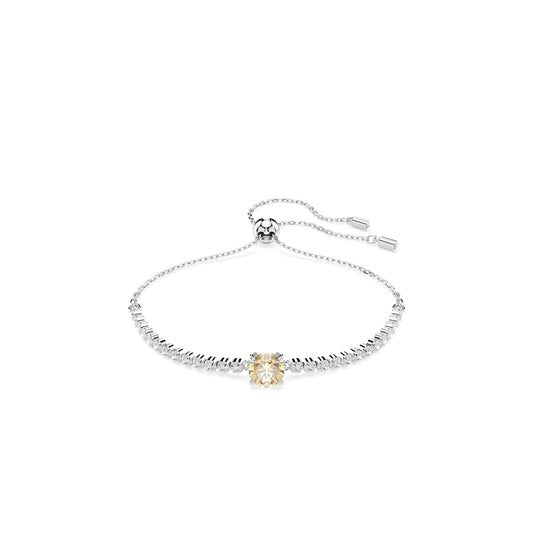 Swarovski Matrix Tennis Rhodium White and Yellow Mixed Cuts Bracelet