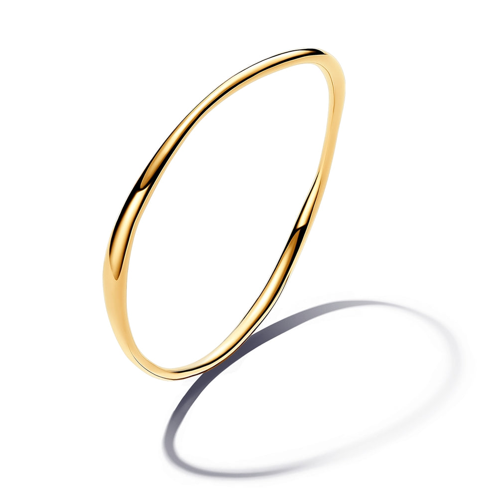 Pandora Gold Organically Shaped Bangle