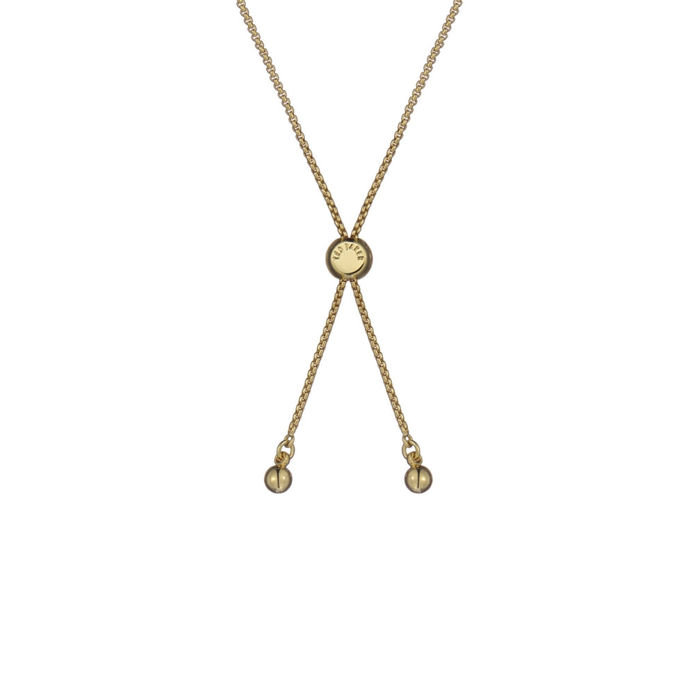Ted Baker Gold Florie Pearl Flower Slider Bracelet