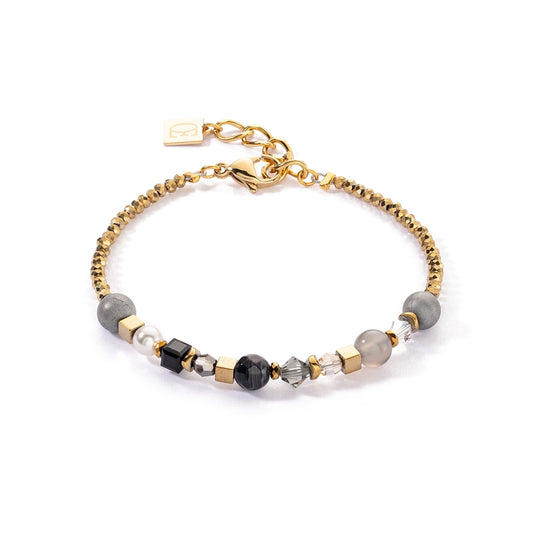 Coeur De Lion Gold Festive Spheres Graphite Bracelet