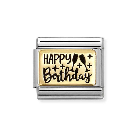 Nomination Happy Birthday Charm