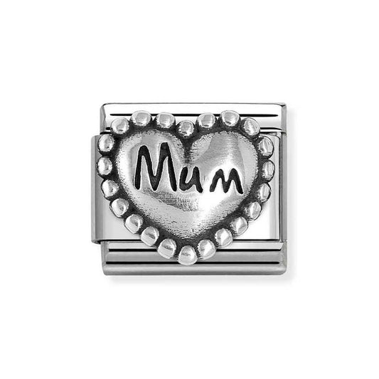 Nomination Heart with Dots Mum Charm
