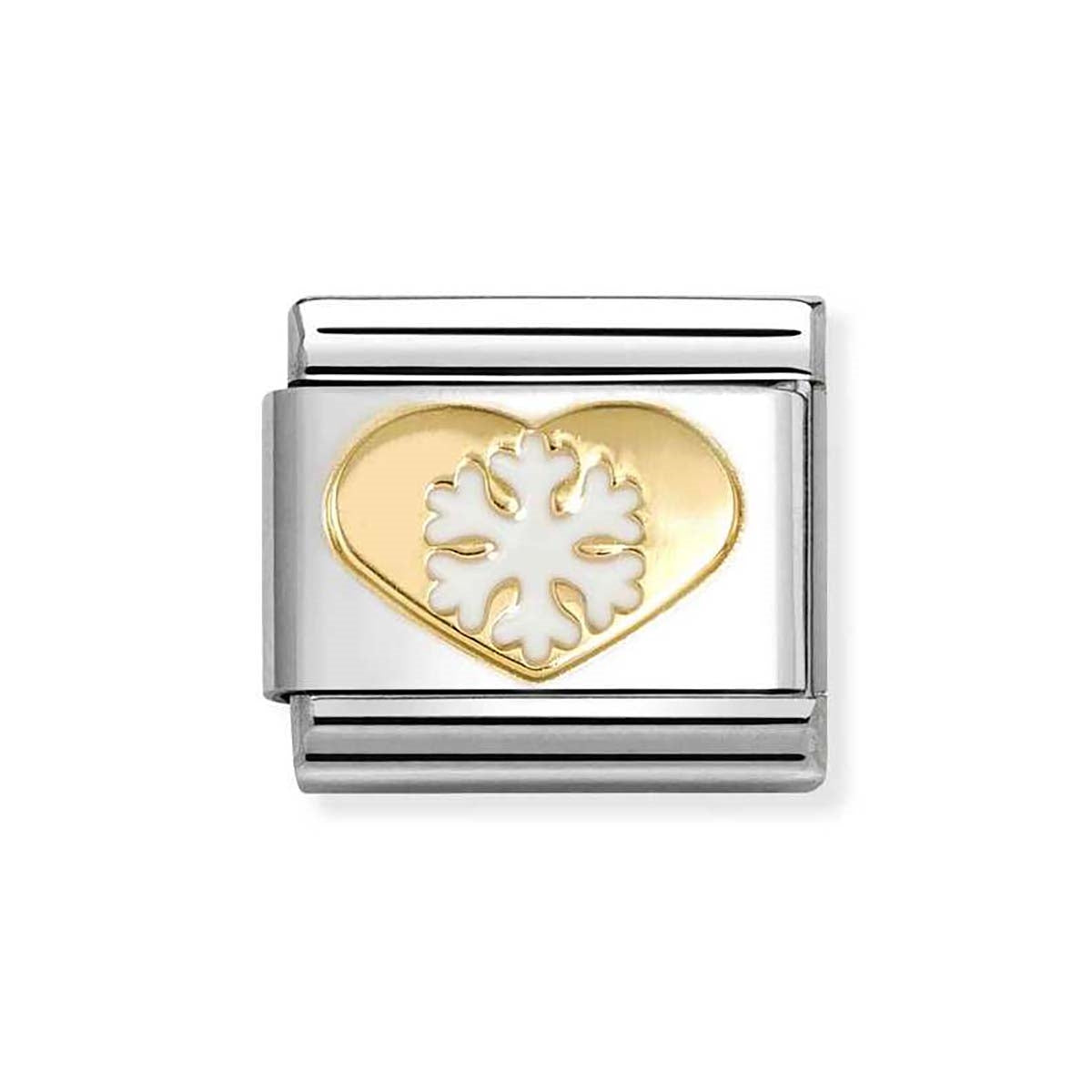 Nomination Heart With Snowflake Charm