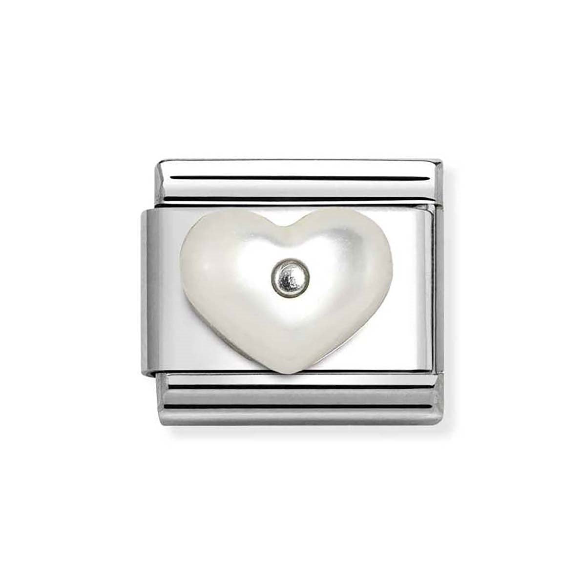 Nomination Pearlescent Heart Charm