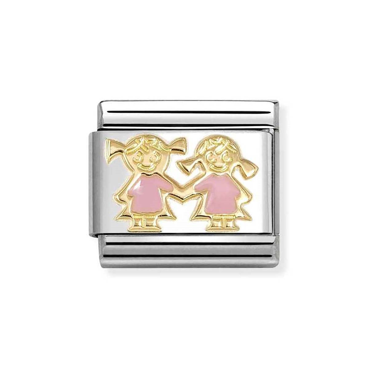 Nomination Pink Sisters Charm