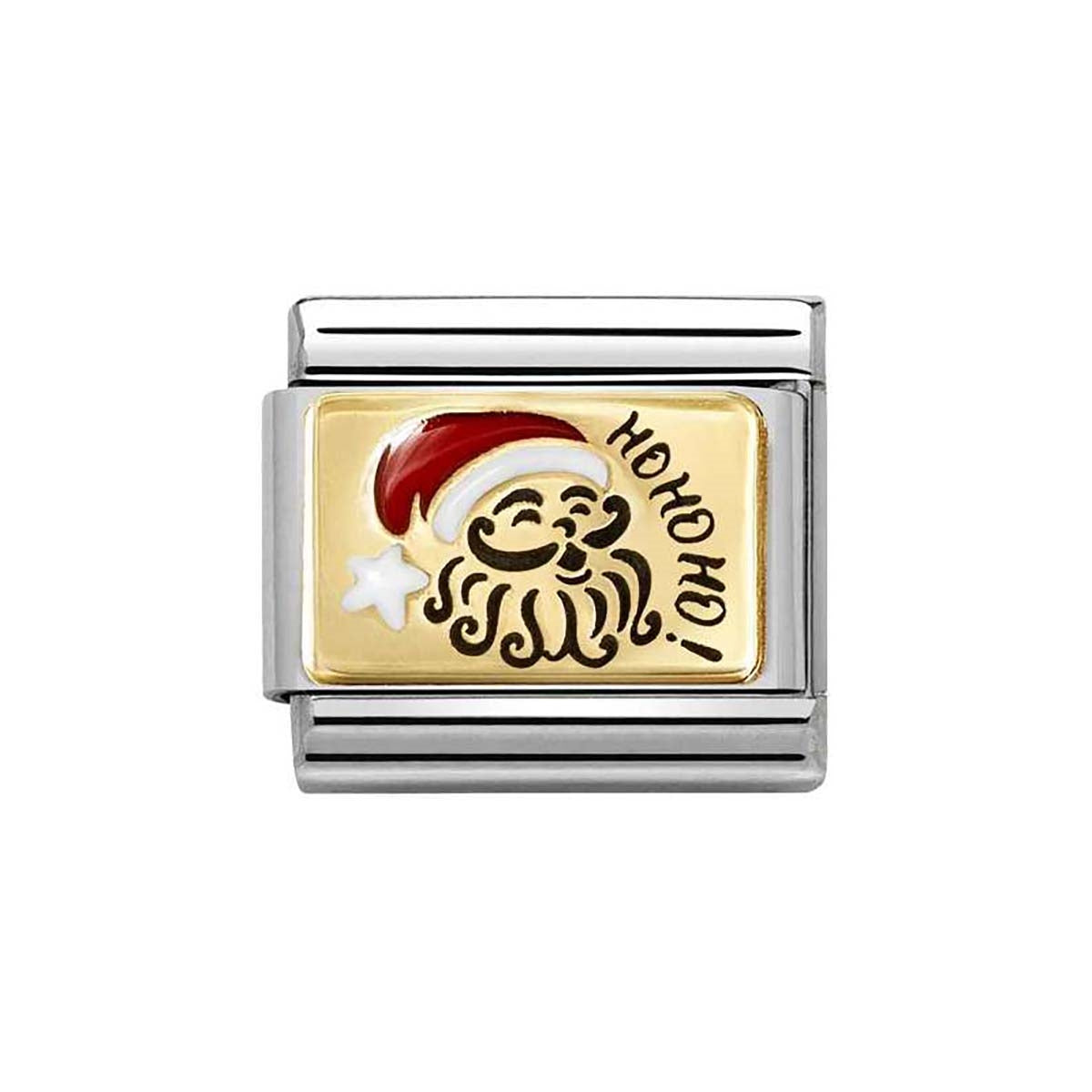 Nomination Santa Claus Red Hat Charm
