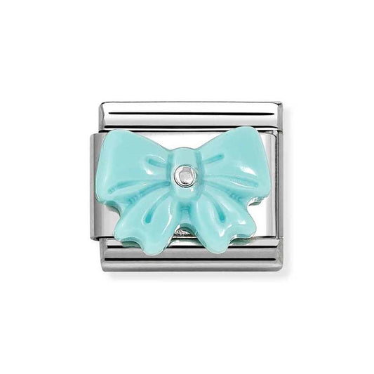 Nomination Turquoise Bow Charm