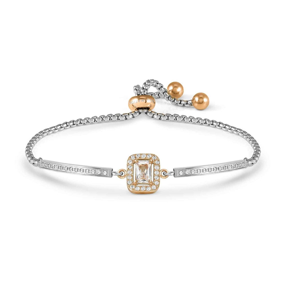 Nomination Royal Dream Rose Gold Square Crystal Bracelet