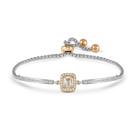 Nomination Royal Dream Rose Gold Square Crystal Bracelet