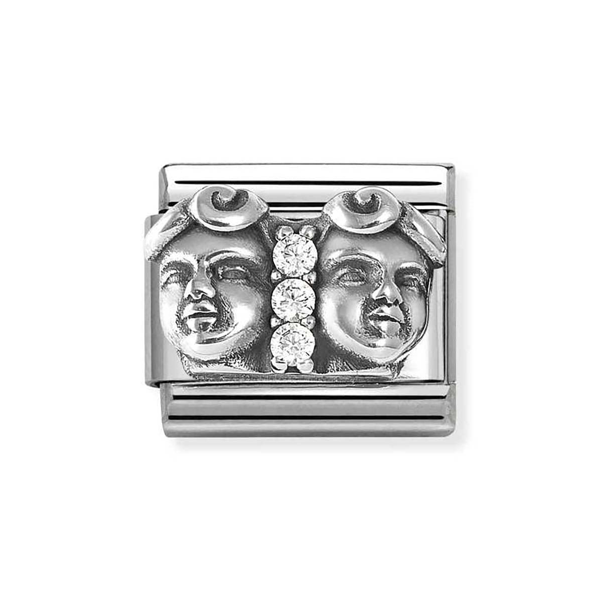 Nomination Crystal Gemini Twins Charm