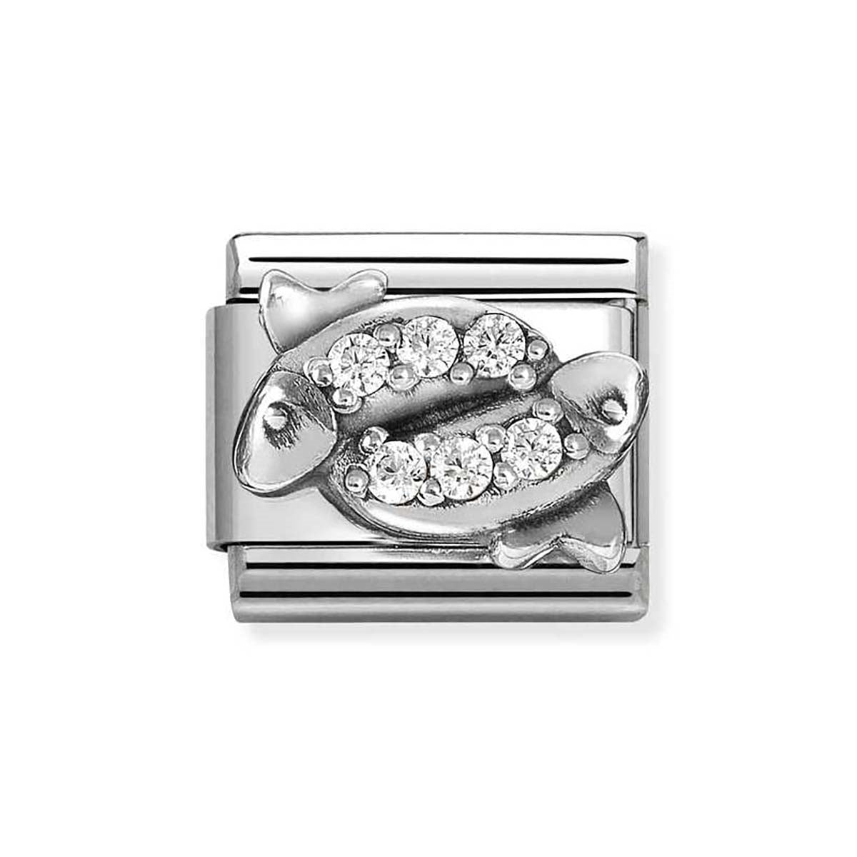 Nomination Crystal Pisces Fish Charm