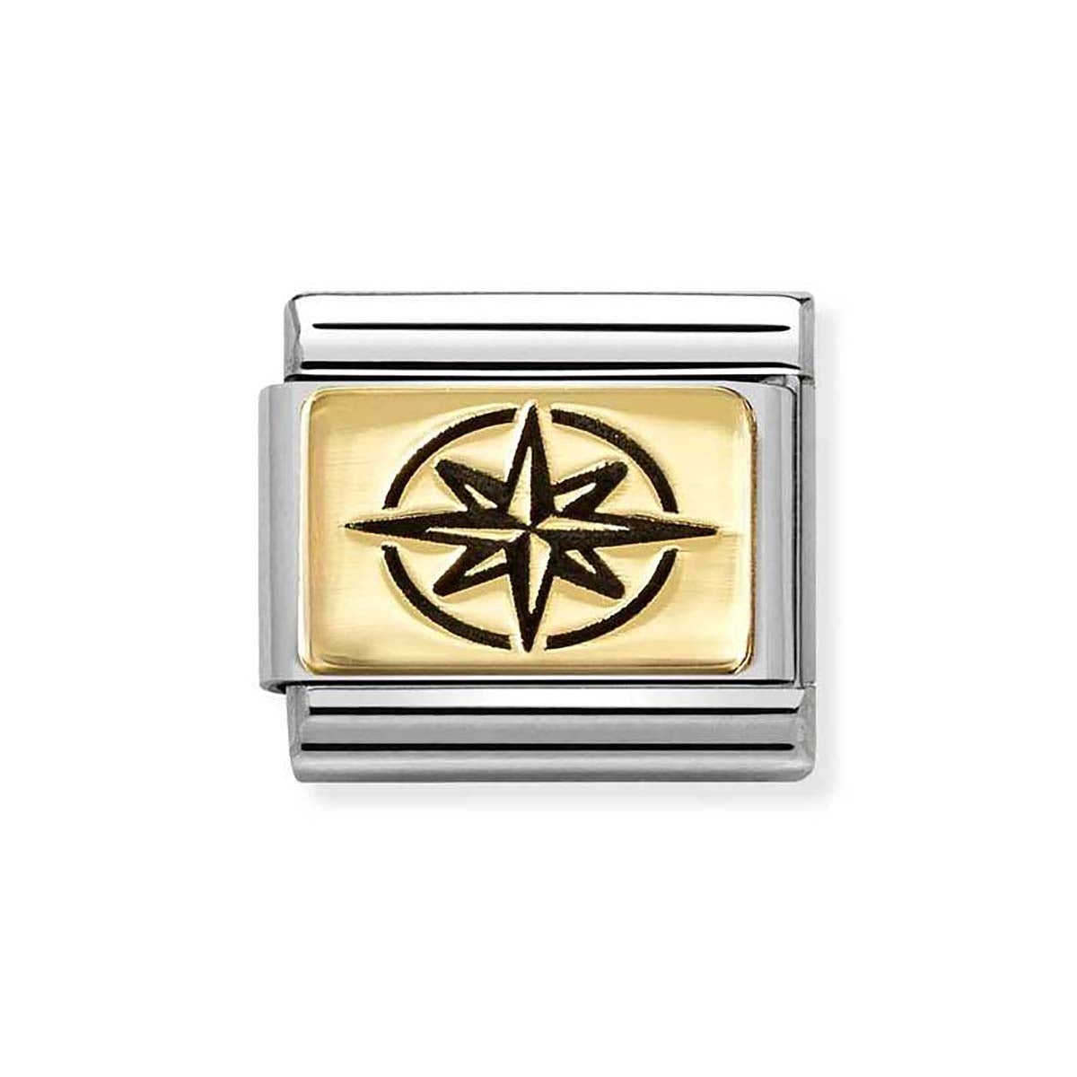 Nomination Gold Wind Rose Charm