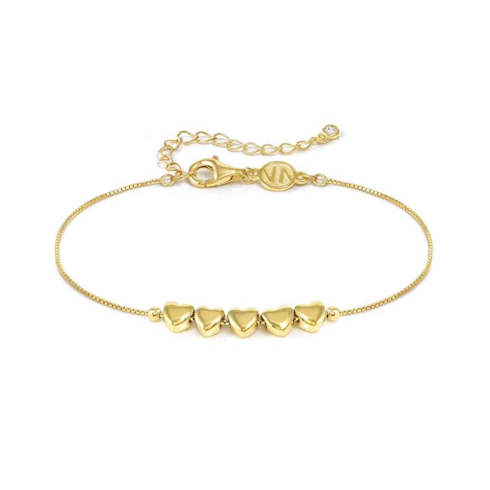 Nomination Armonica Gold Multi Heart Bracelet