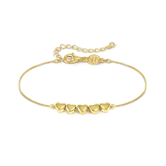 Nomination Armonica Gold Multi Heart Bracelet