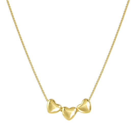 Nomination Armonica Gold Multi Heart Necklace