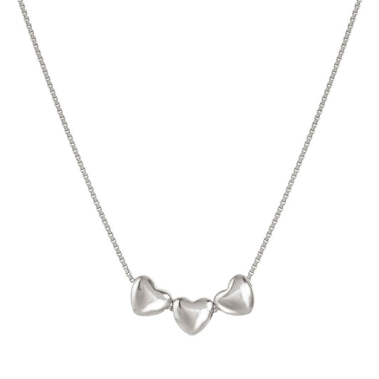 Nomination Armonica Silver Multi Heart Necklace