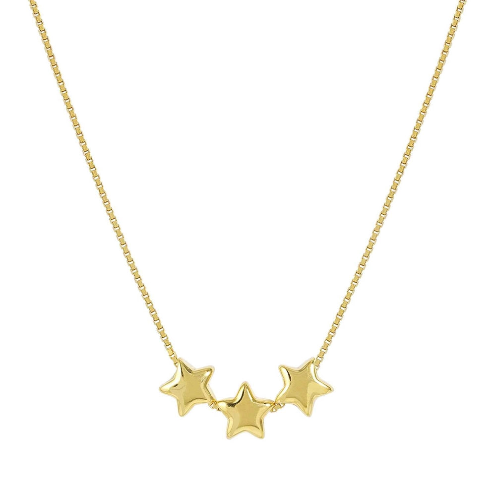 Nomination Armonica Gold Multi Star Necklace