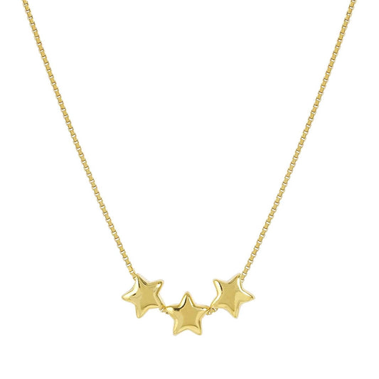 Nomination Armonica Gold Multi Star Necklace