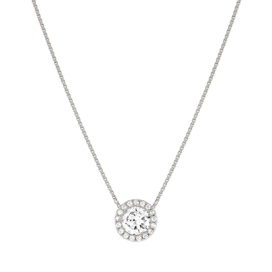 Nomination Seidivina Silver White Halo Necklace