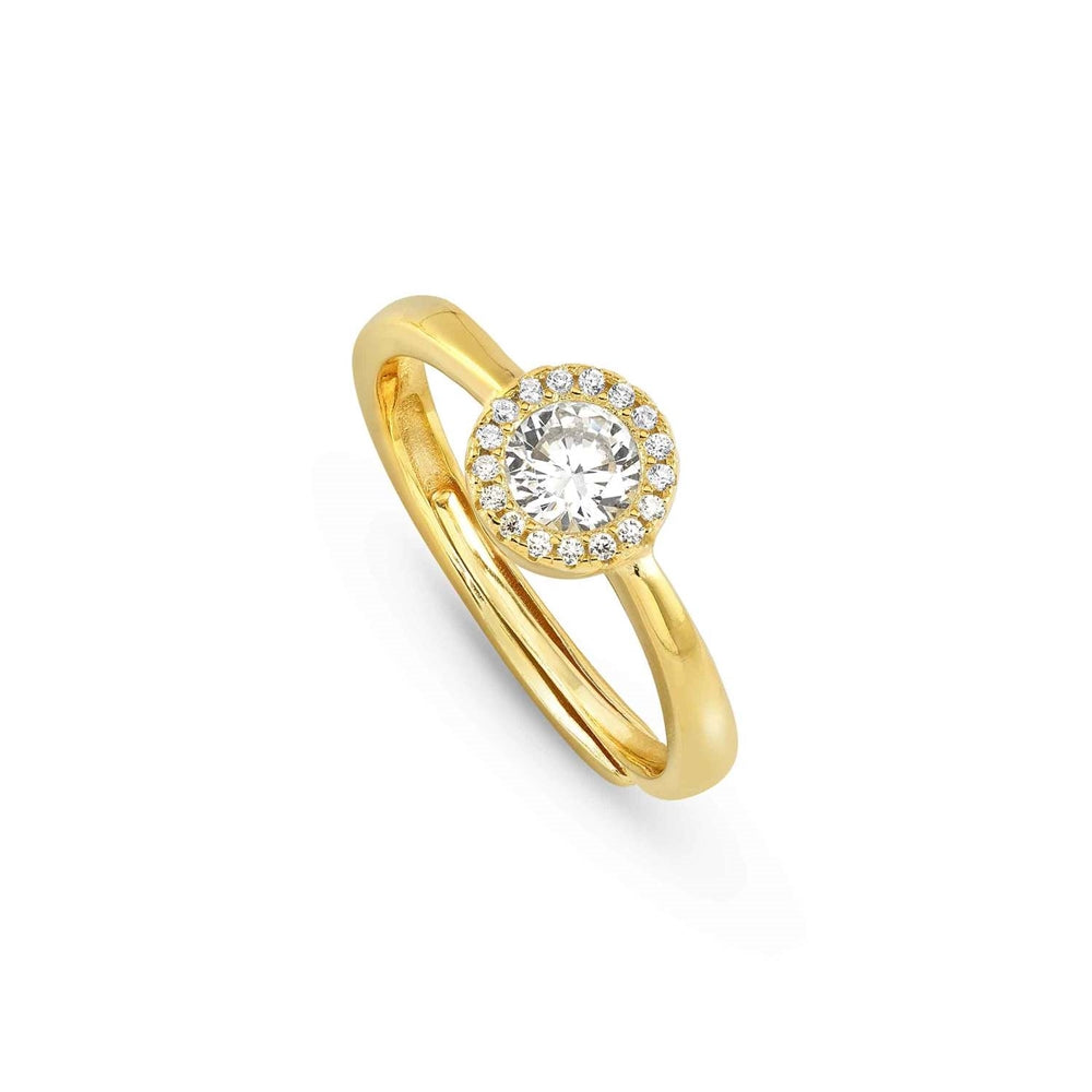 Nomination Seidivina Gold White Halo Ring