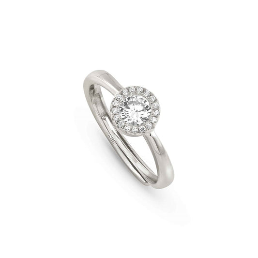 Nomination Seidivina Silver White Halo Ring