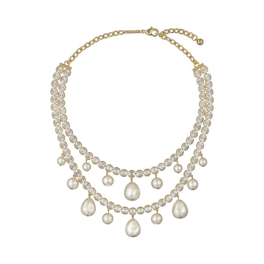 Ted Baker Gold Divinaa Pearl Crystal Statement Necklace