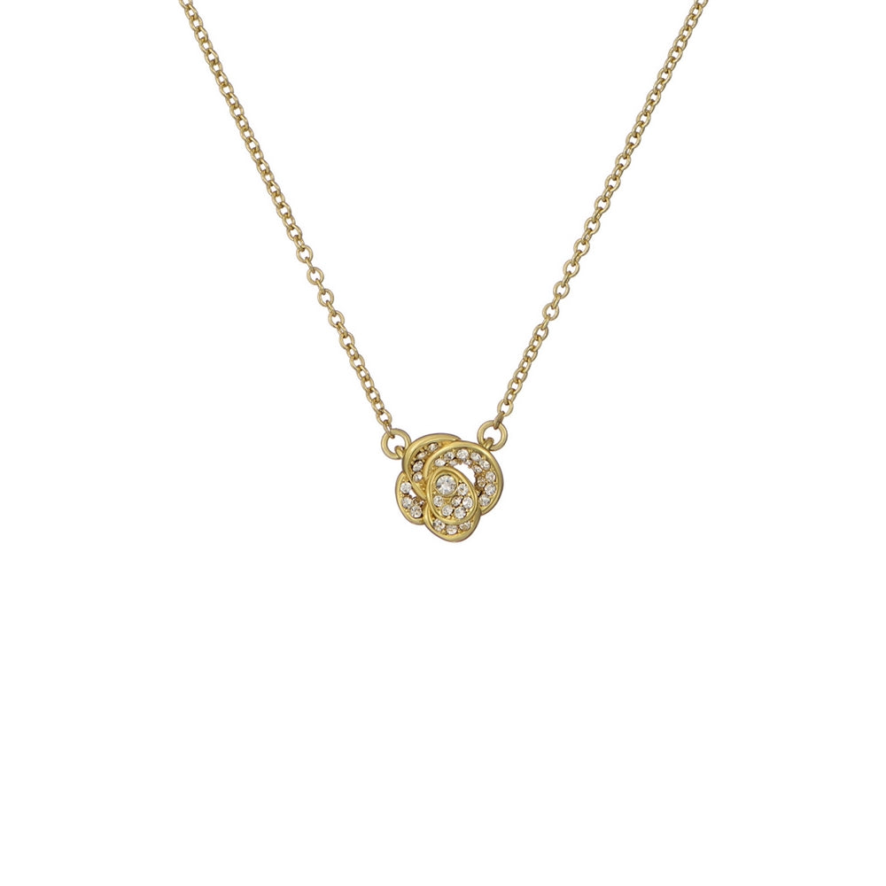 Ted Baker Gold Florita Crystal Flower Necklace
