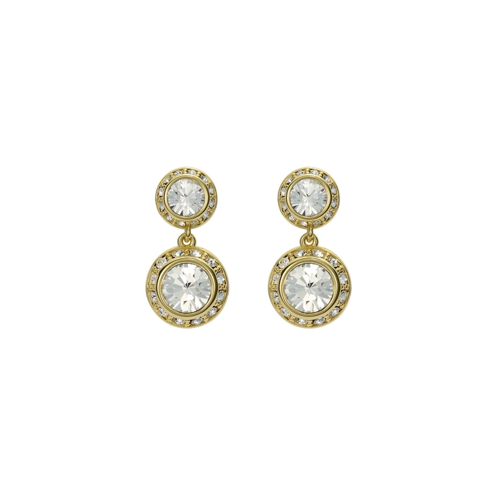Ted Baker Gold Sollia Solitaire Sparkle Halo Drop Earrings