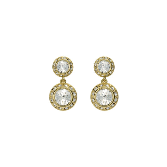 Ted Baker Gold Sollia Solitaire Sparkle Halo Drop Earrings