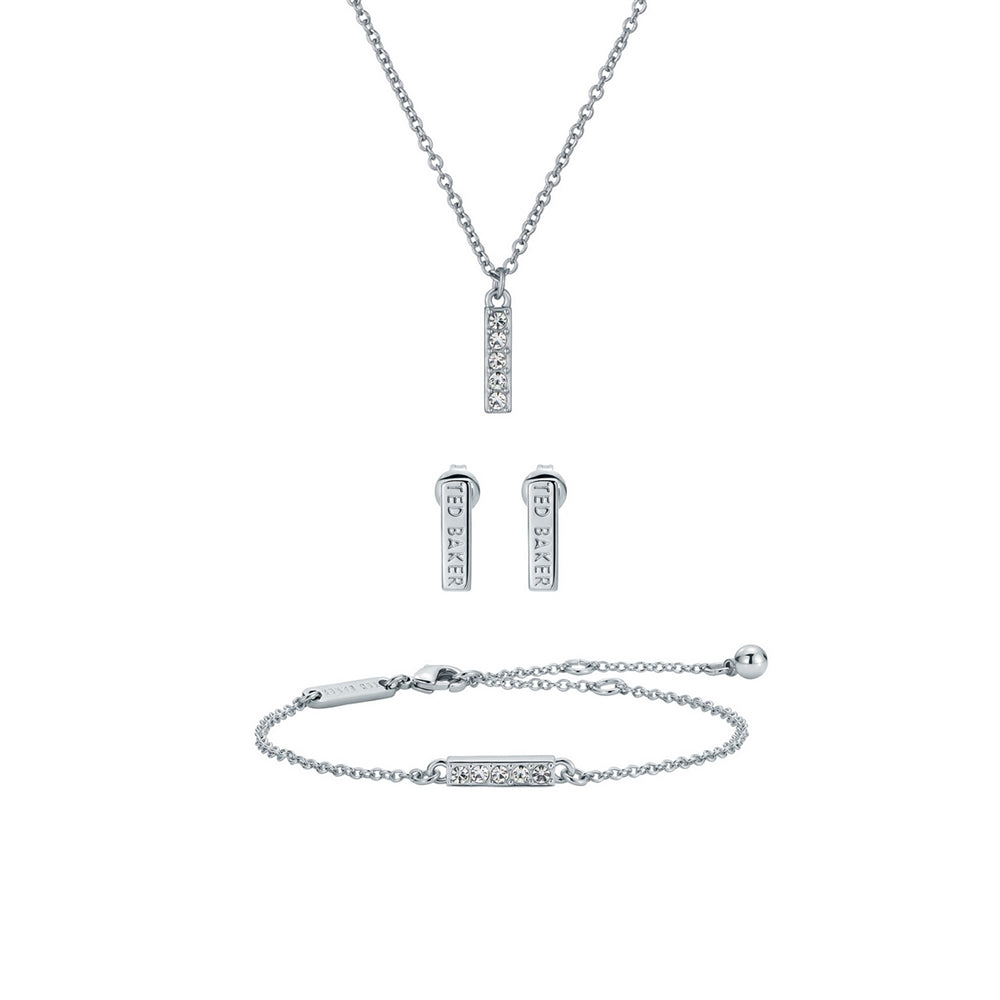Ted Baker Silver Minni Mini Sparkle Bar Gift Set