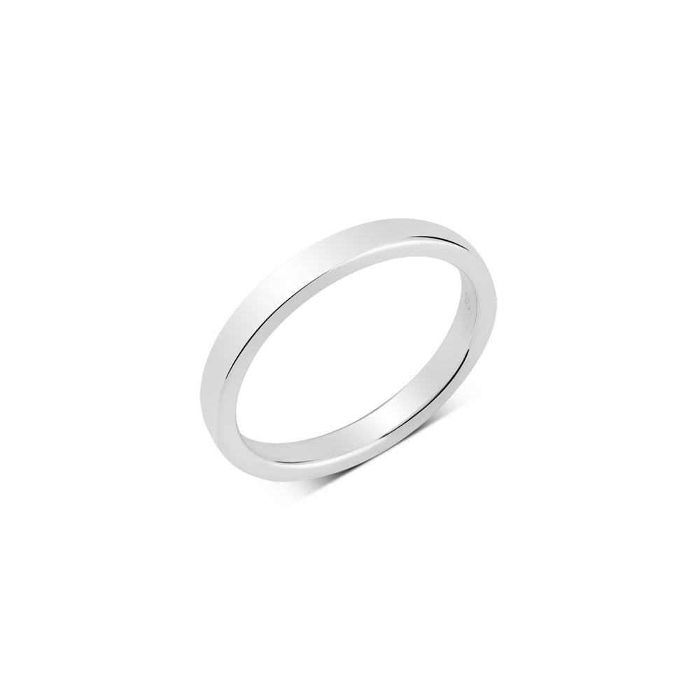 Argento Silver Classic Band Ring
