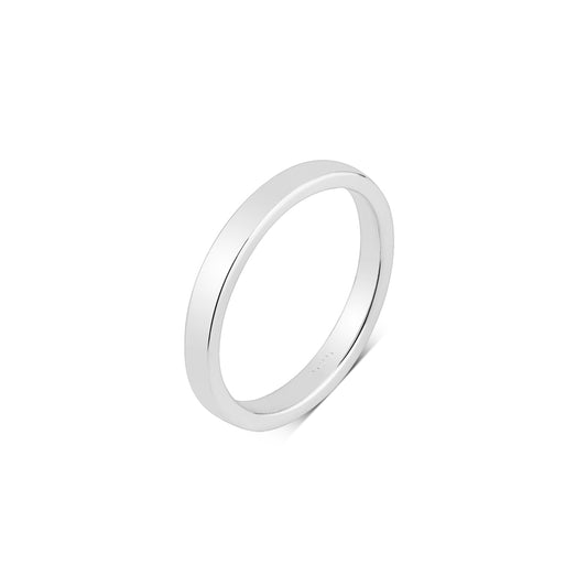 Argento Silver Classic Band Ring