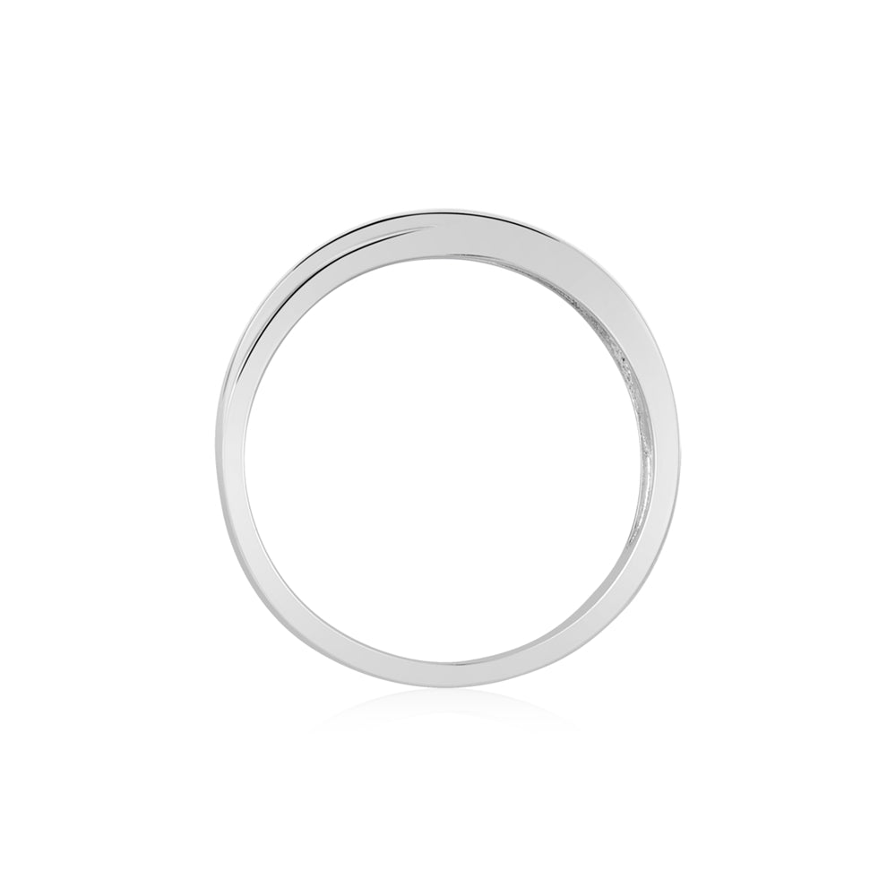 Argento Silver Classic Crossover Ring