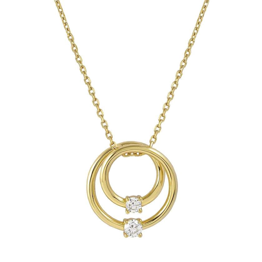Nomination Cosmic Love Large Gold Circle Necklace