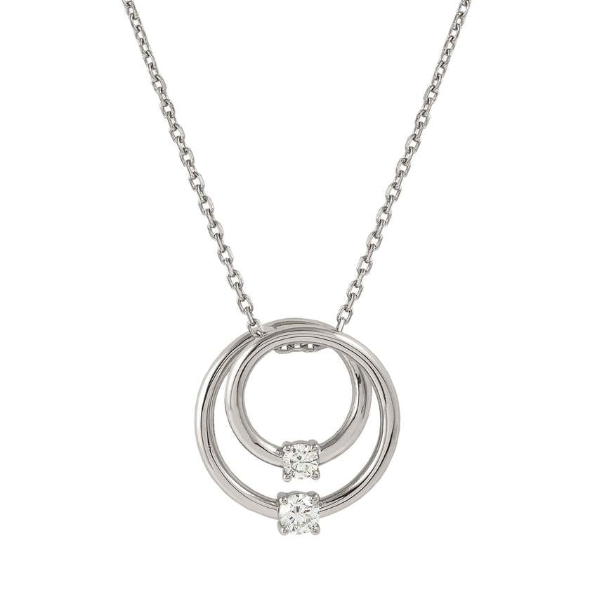 Nomination Cosmic Love Large Silver Circle Necklace