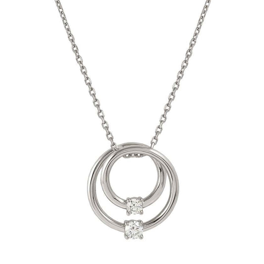 Nomination Cosmic Love Large Silver Circle Necklace