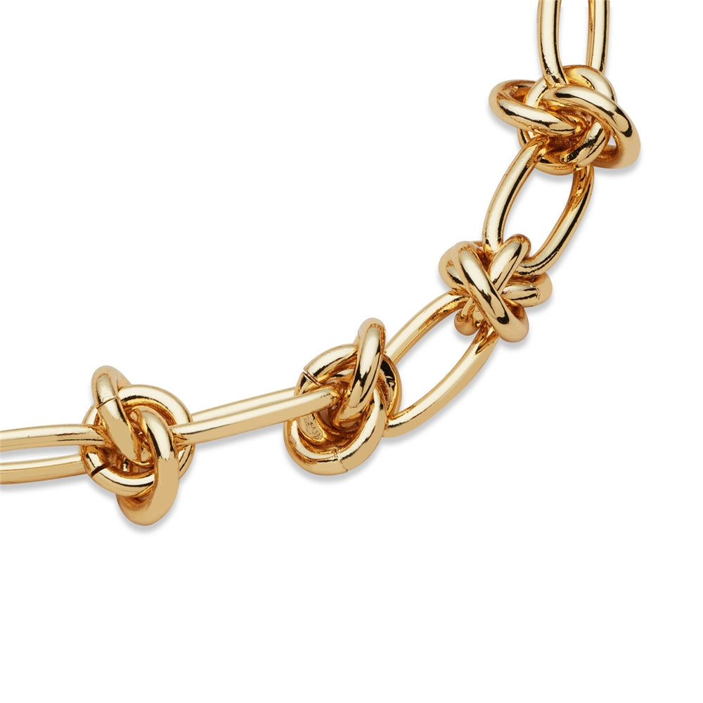 August Woods Gold Knot Chain Bracelet