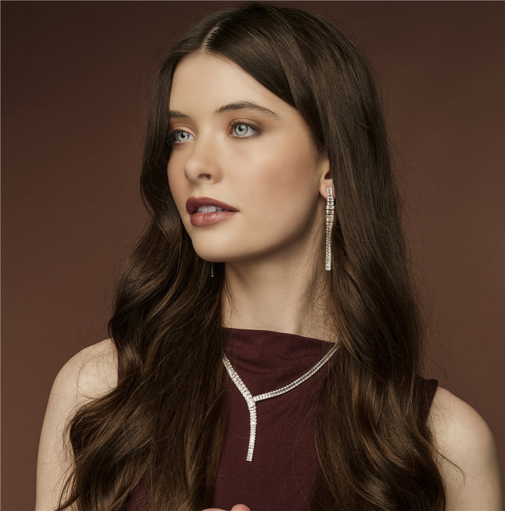 August Woods Silver Snake Chain Y Necklace