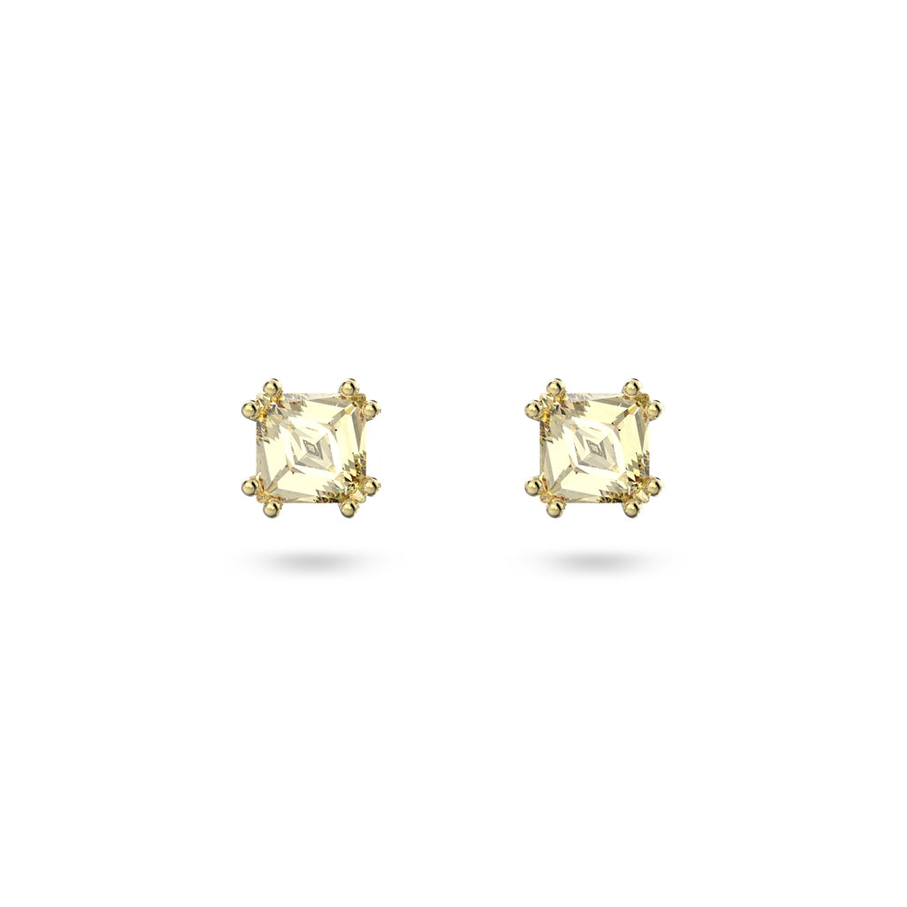 Swarovski Chroma Gold Stud Earrings