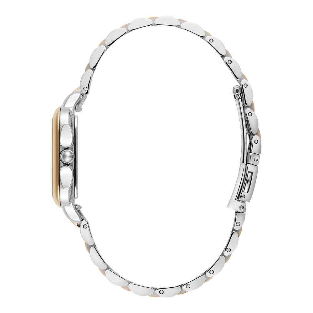 Olivia Burton Grosvenor North Star Silver Black Watch
