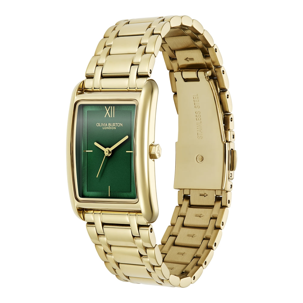 Olivia Burton Grove Gold Green Watch