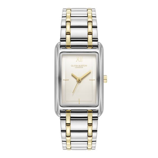Olivia Burton Grove Silver Gold Watch