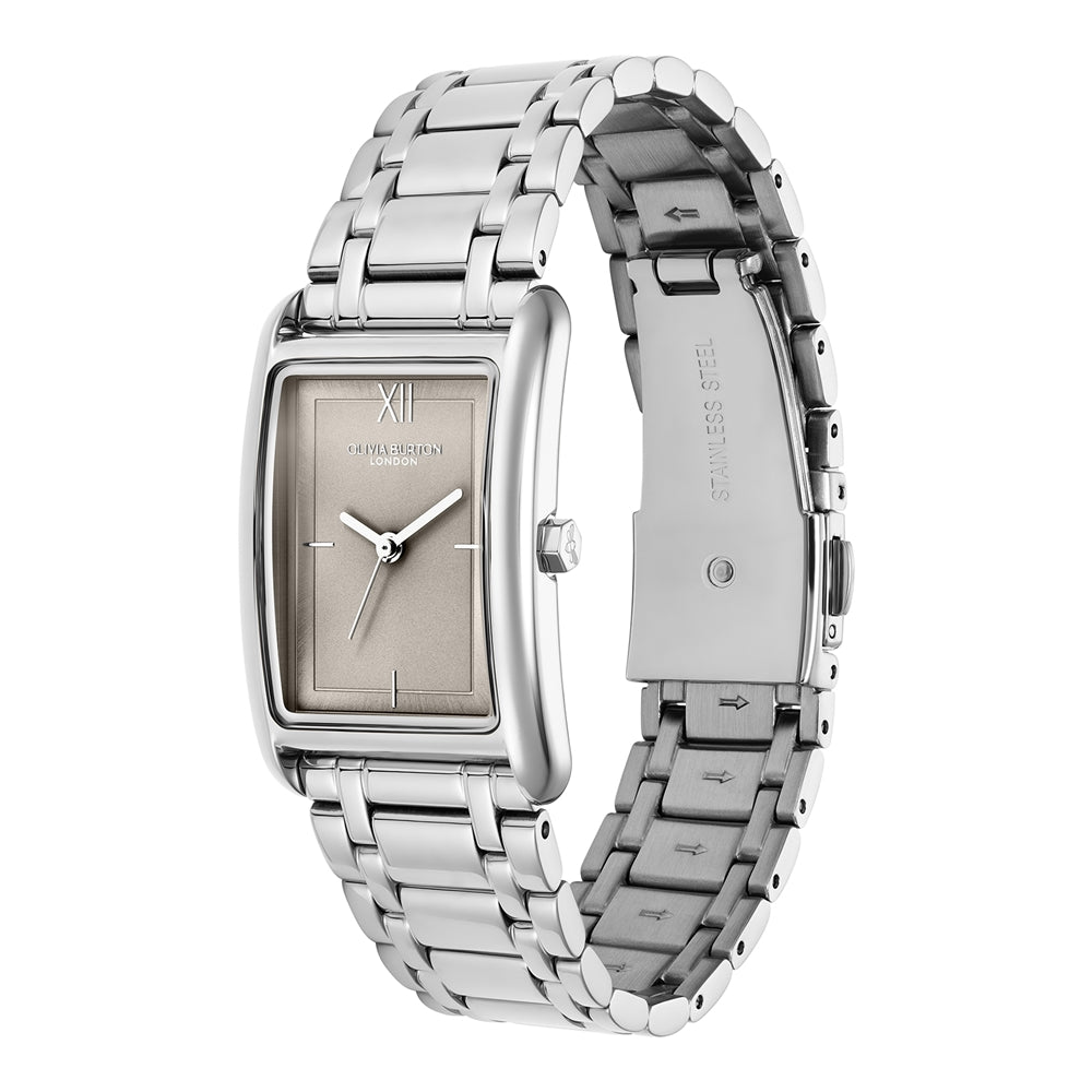 Olivia Burton Grove Silver Watch
