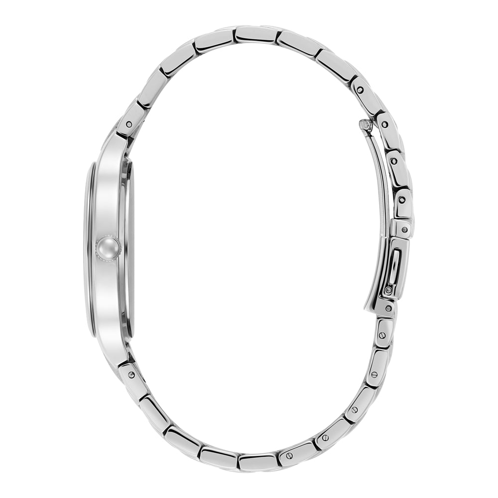 Olivia Burton Lea Silver and Pink Watch