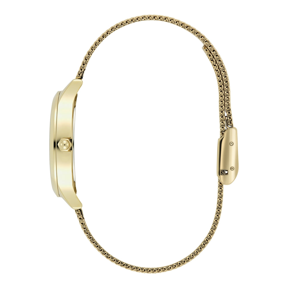 Olivia Burton Wonderlust Sunray Gold Mesh Bracelet Watch