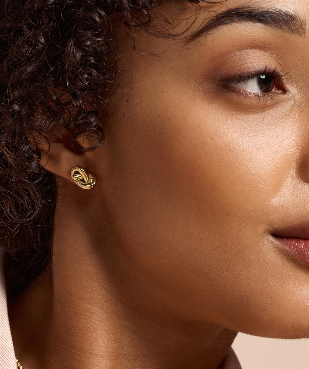 Olivia Burton Gold Love Knot Stud Earrings