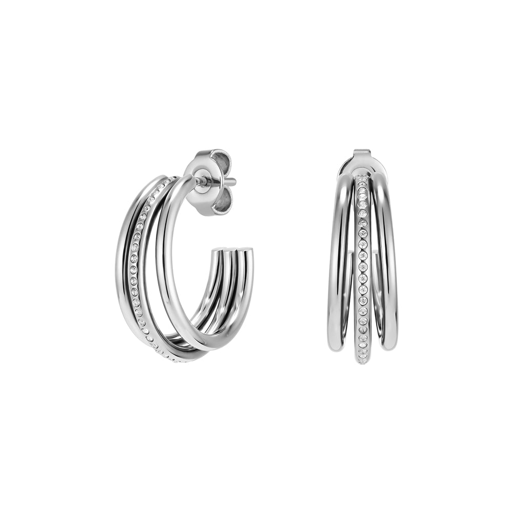 Olivia Burton Everstacked Silver Multi Ring Earrings