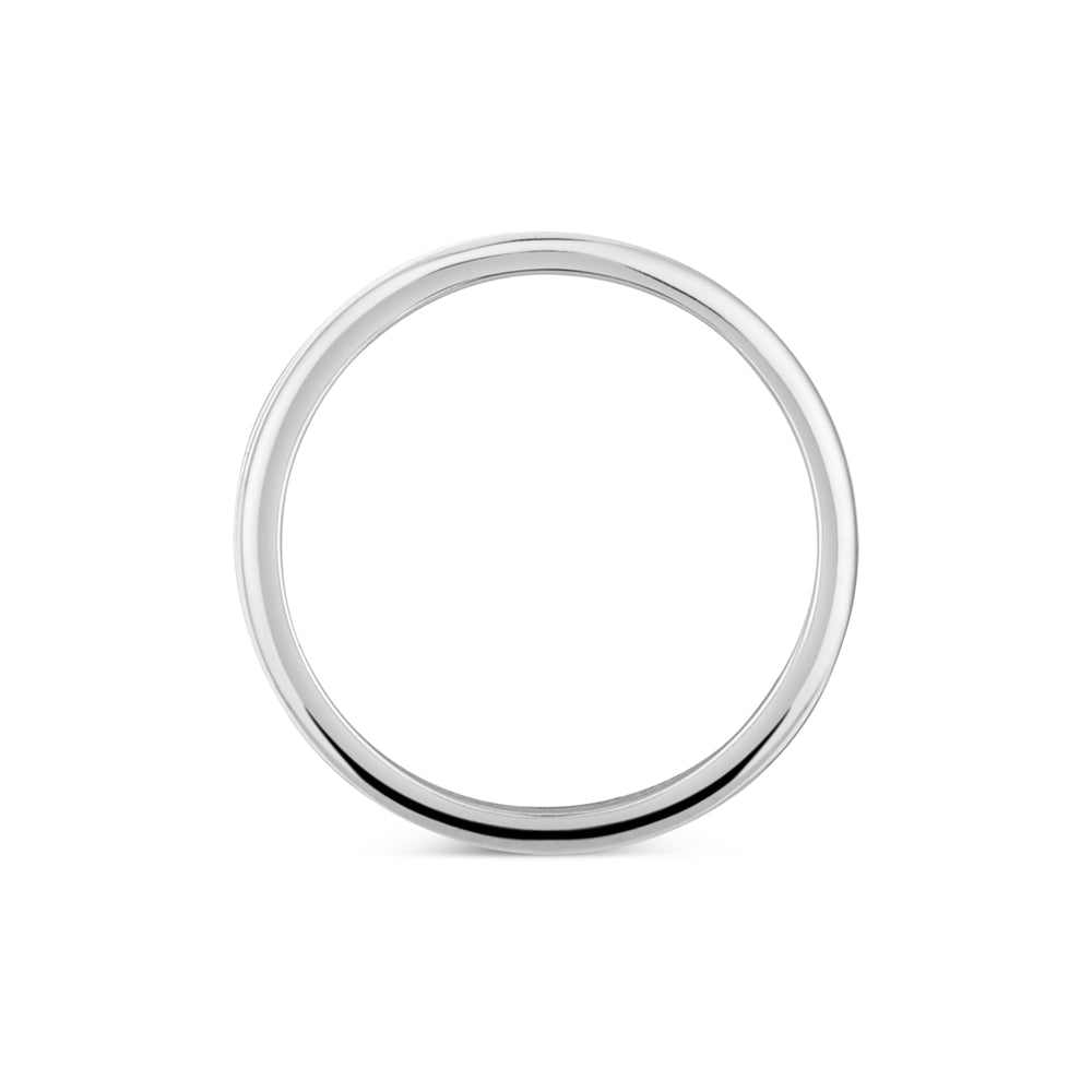 Argento Silver Two Tone Triple Band Ring