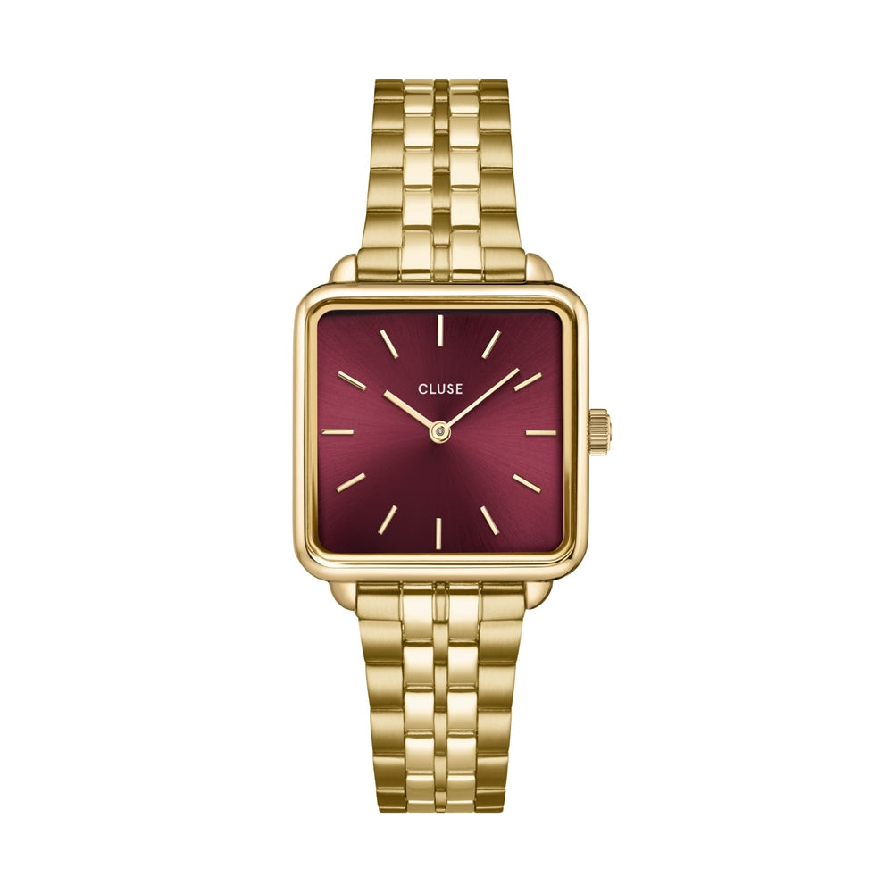 CLUSE Gold Cherry Links La Tetragone Watch